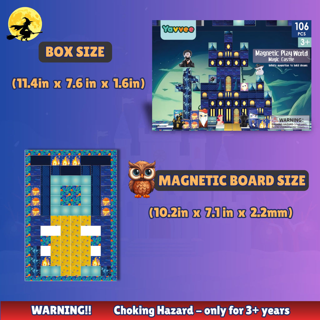 Yavvee Magic Castle Magnetic Building Cubes — image 9