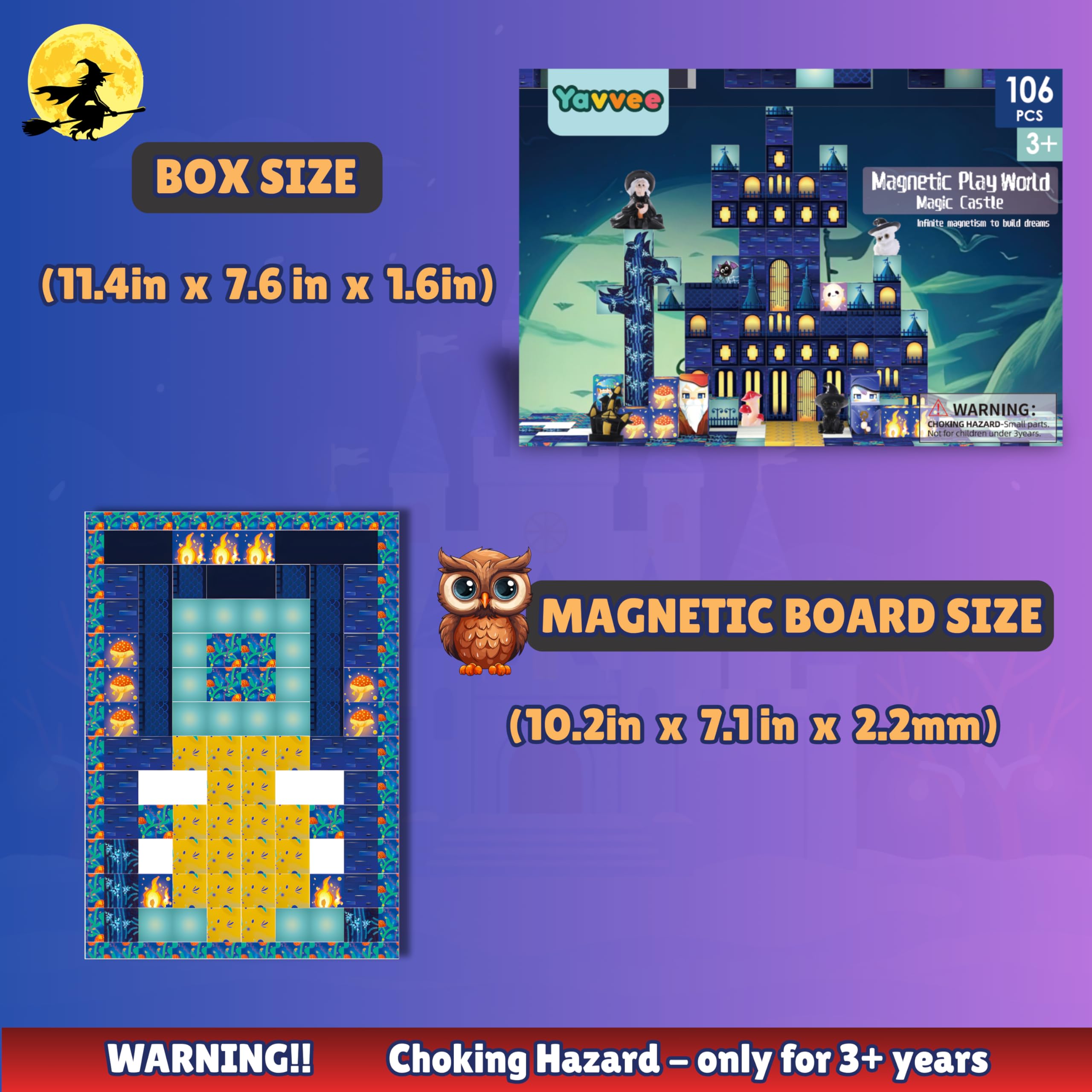 Yavvee Magic Castle Magnetic Building Cubes — image 9