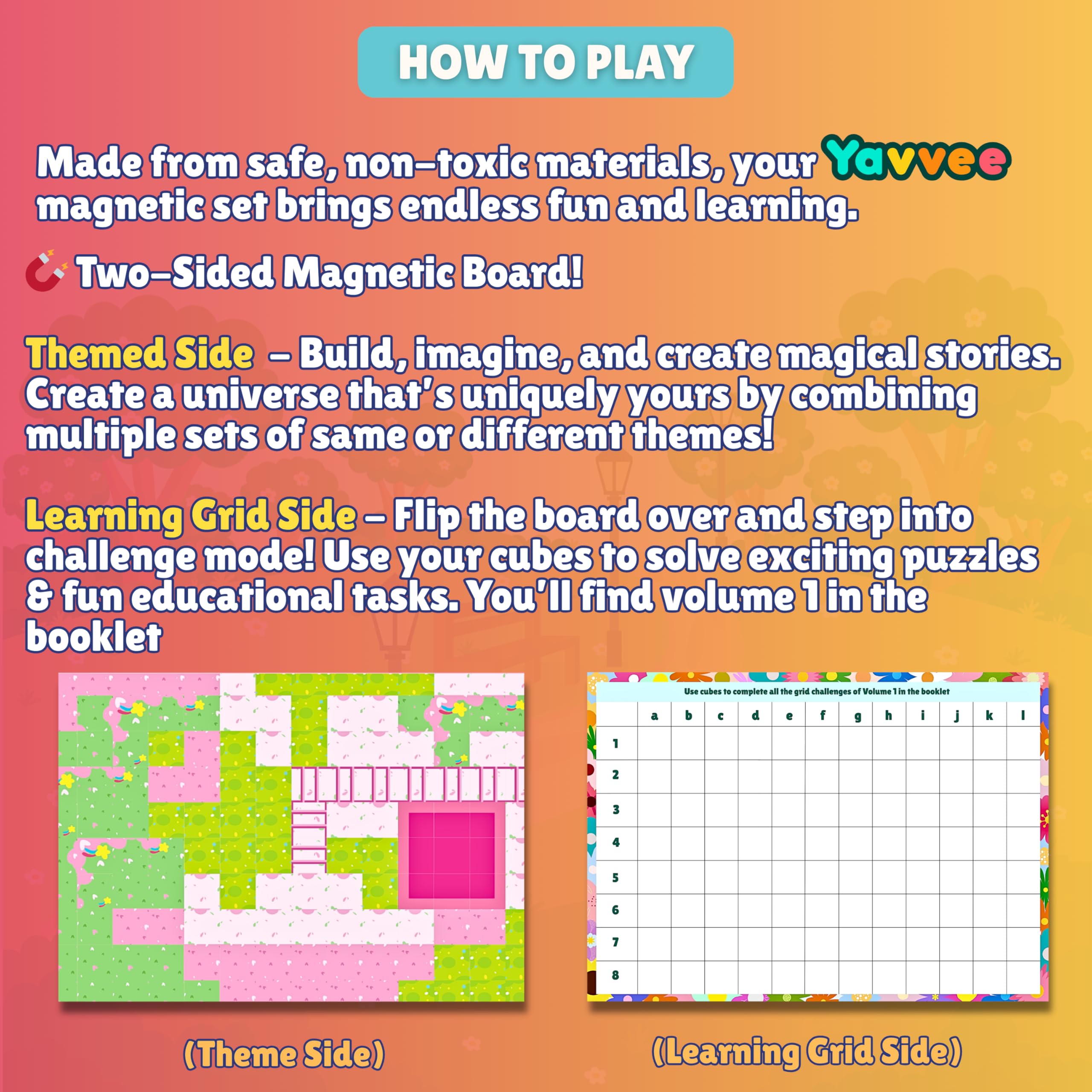 Yavvee Dream Garden Magnetic Building Cubes — image 2