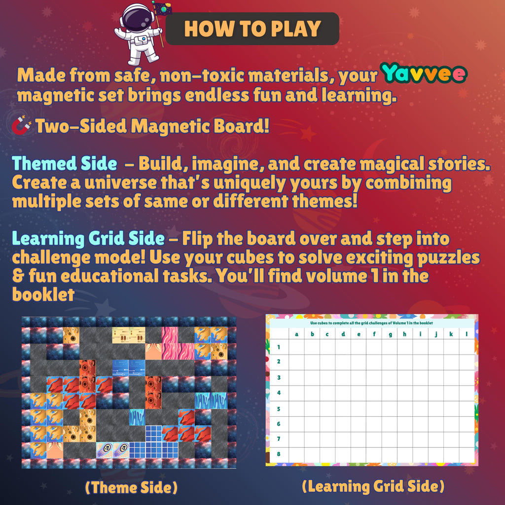 Yavvee Interstellar Space Magnetic Building Cubes — image 3
