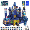 Yavvee Magic Castle Magnetic Building Cubes 106 Pcs with 70+ Challenge Board